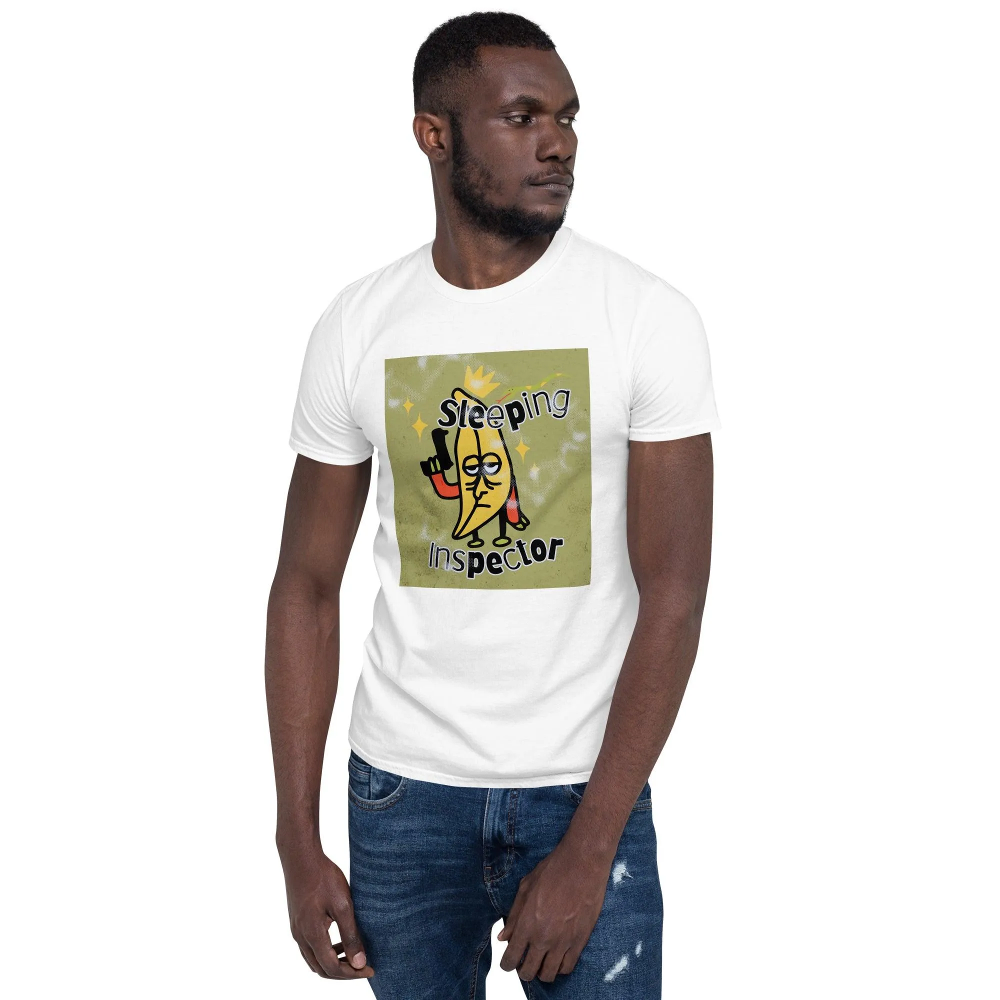 Sleeping Inspector | Short-Sleeve Unisex Soft Style T-Shirt