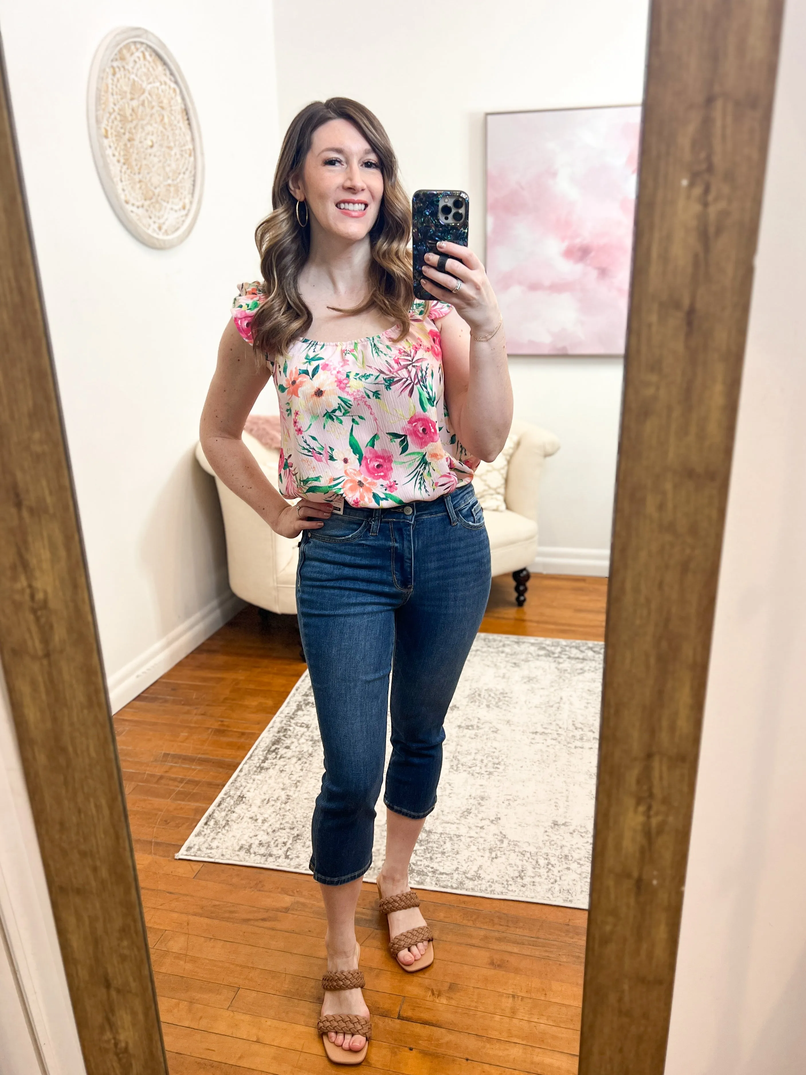 Sophie Mid-Rise Judy Blue Capris FINAL SALE