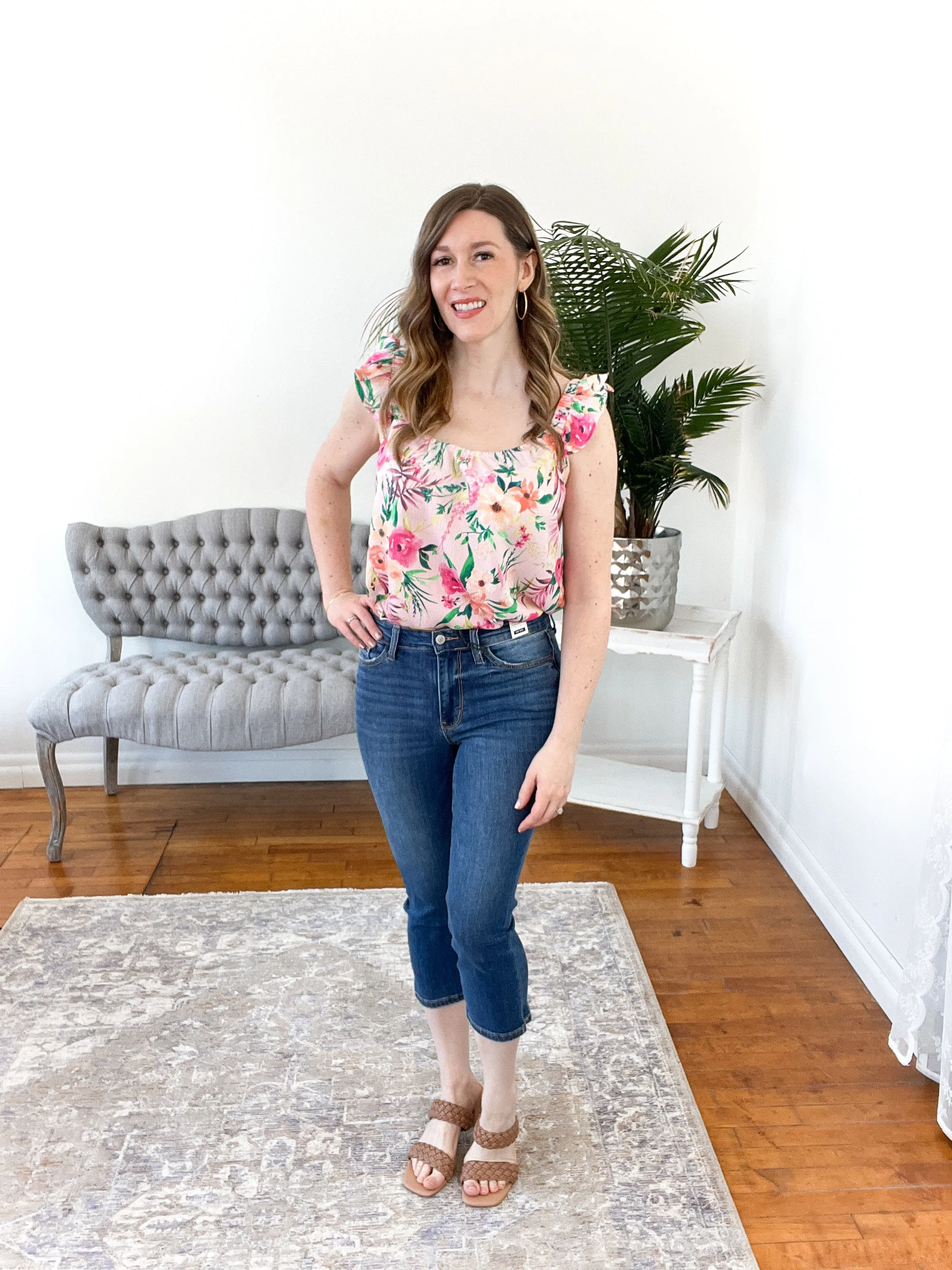 Sophie Mid-Rise Judy Blue Capris FINAL SALE