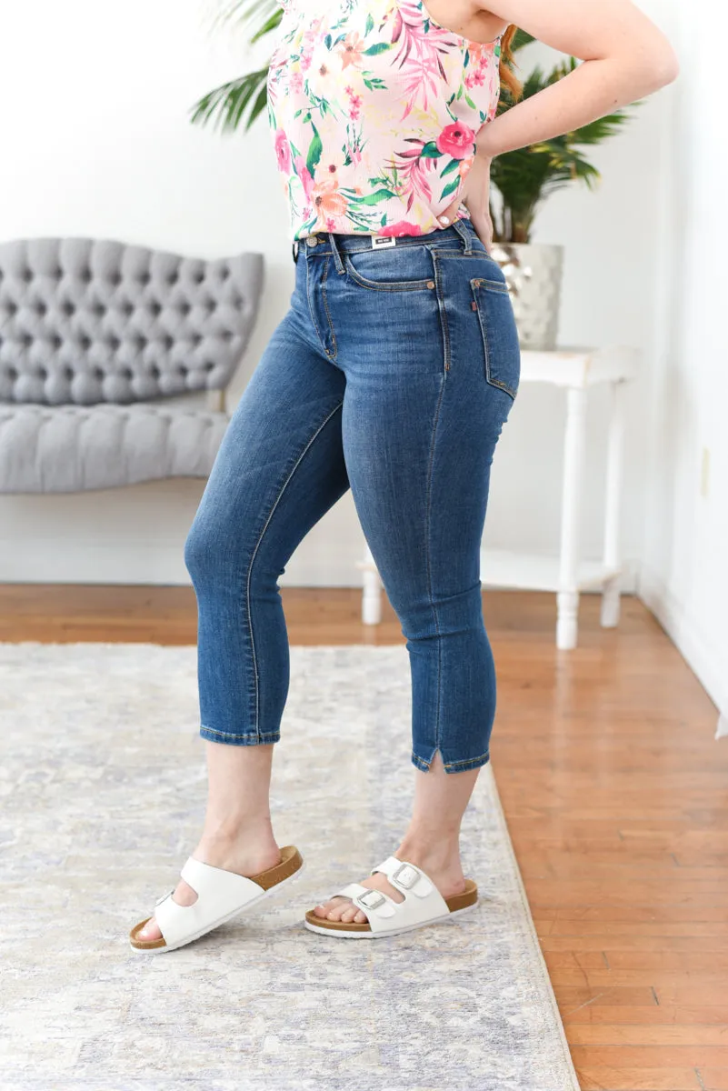 Sophie Mid-Rise Judy Blue Capris FINAL SALE