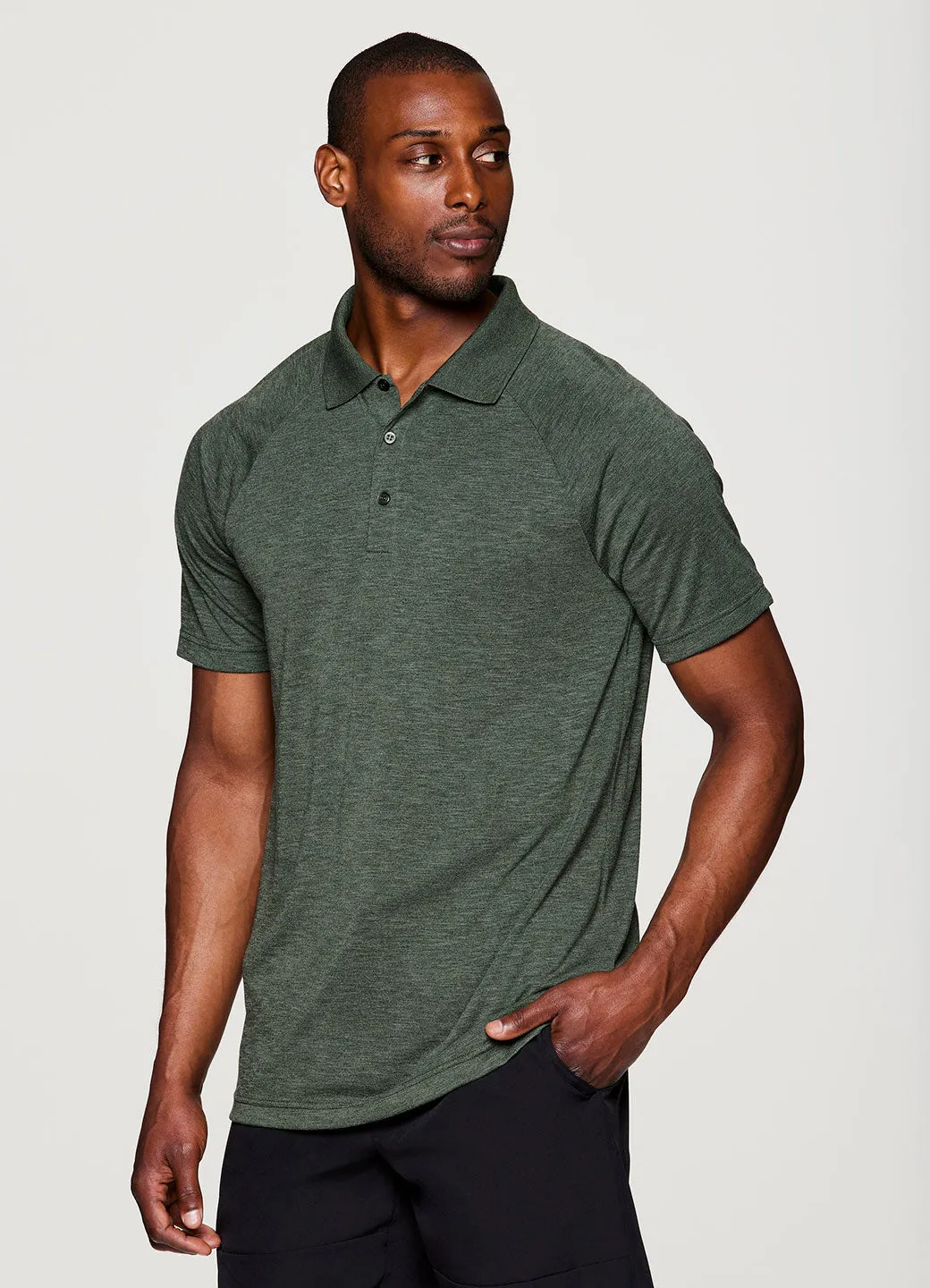 Stay On Course Heathered Polo