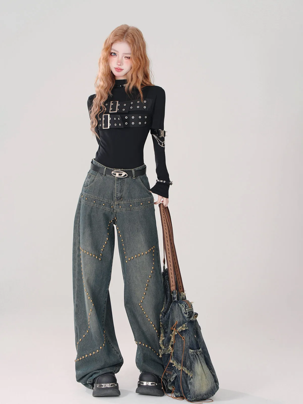Stir Loose Wide Denim Pants