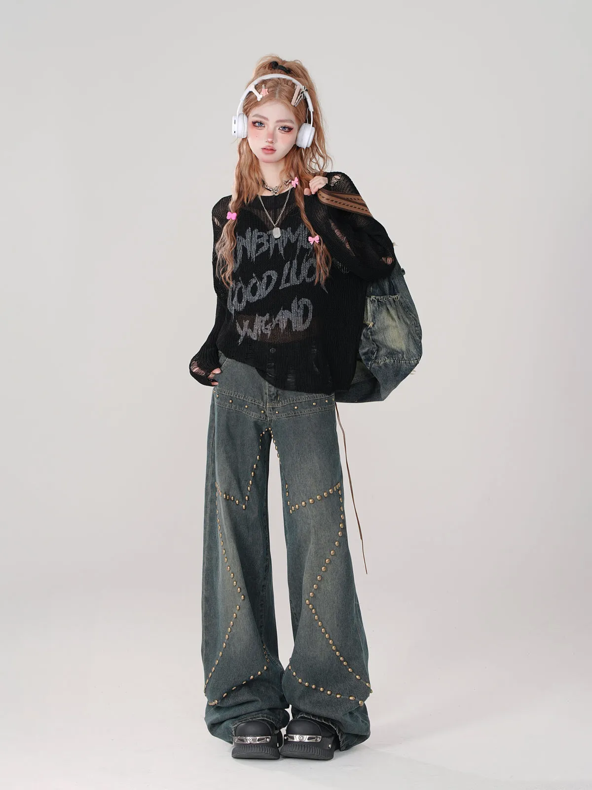 Stir Loose Wide Denim Pants