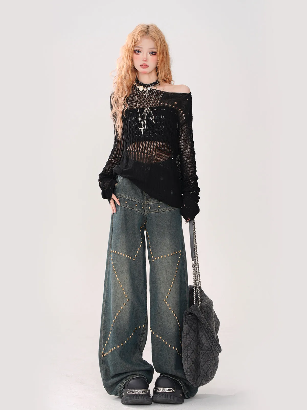 Stir Loose Wide Denim Pants