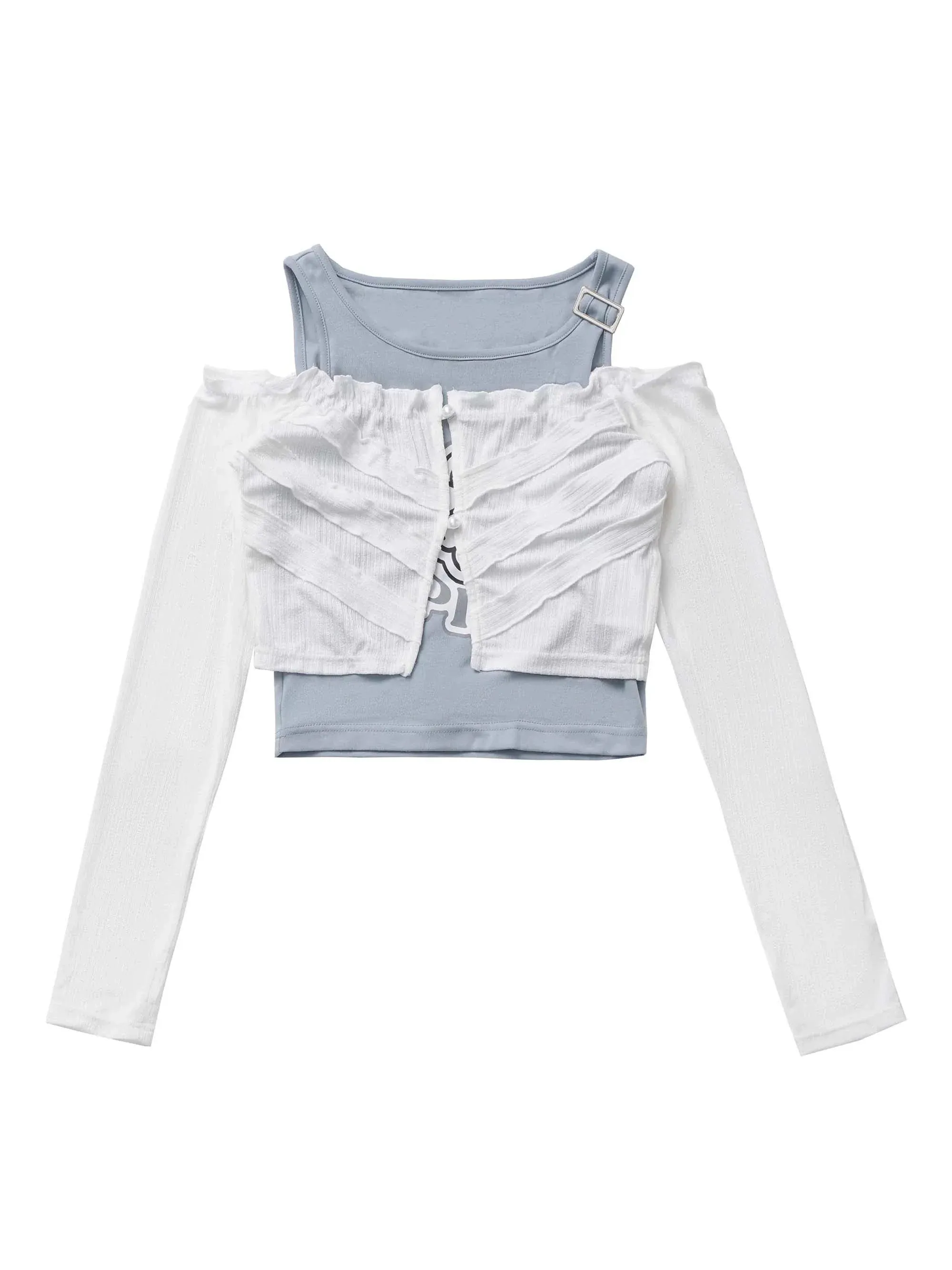 Suit Color Skeleton Summer Jacket Blue White Fresh Invasion Sunscreen