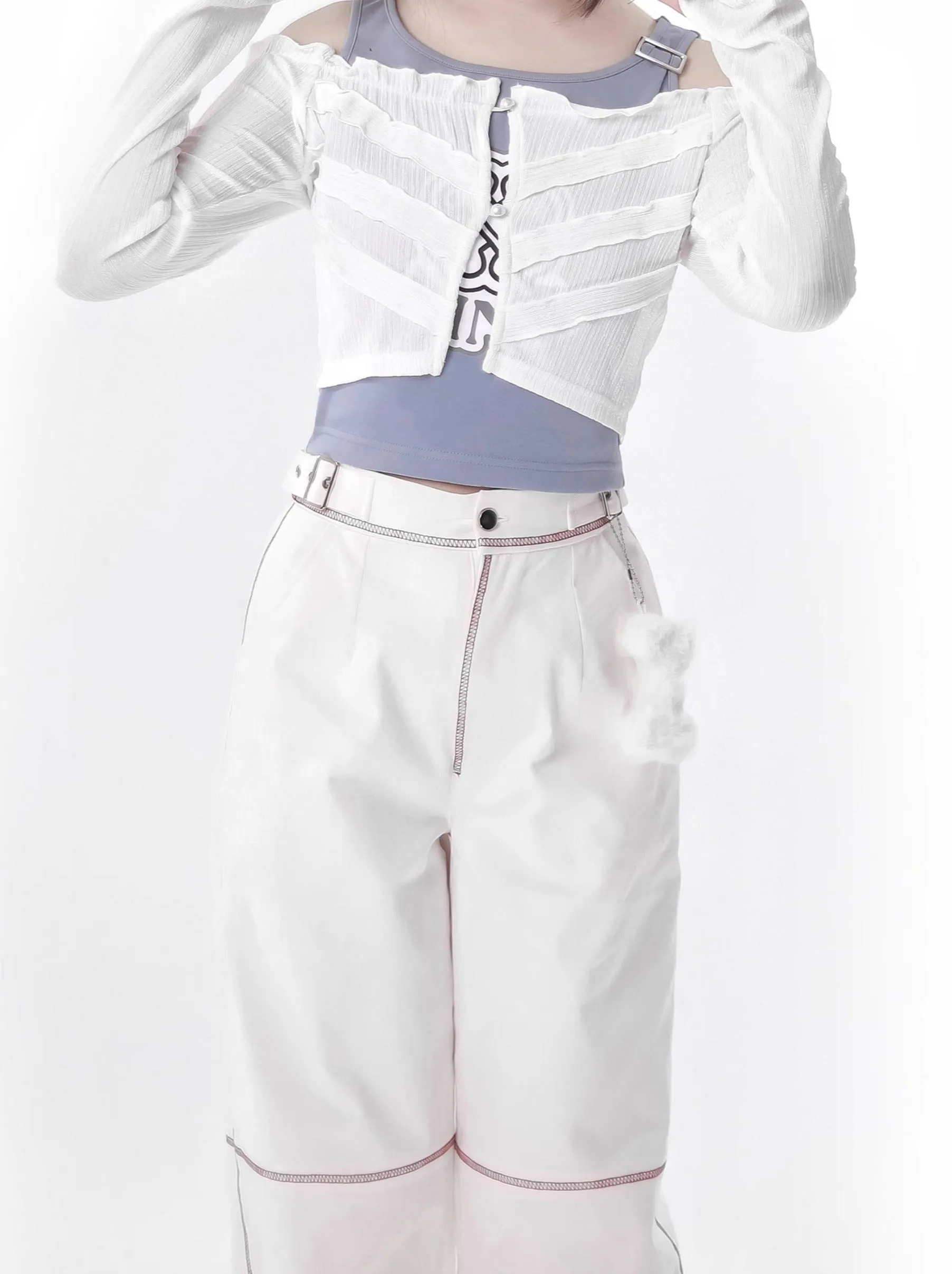 Suit Color Skeleton Summer Jacket Blue White Fresh Invasion Sunscreen