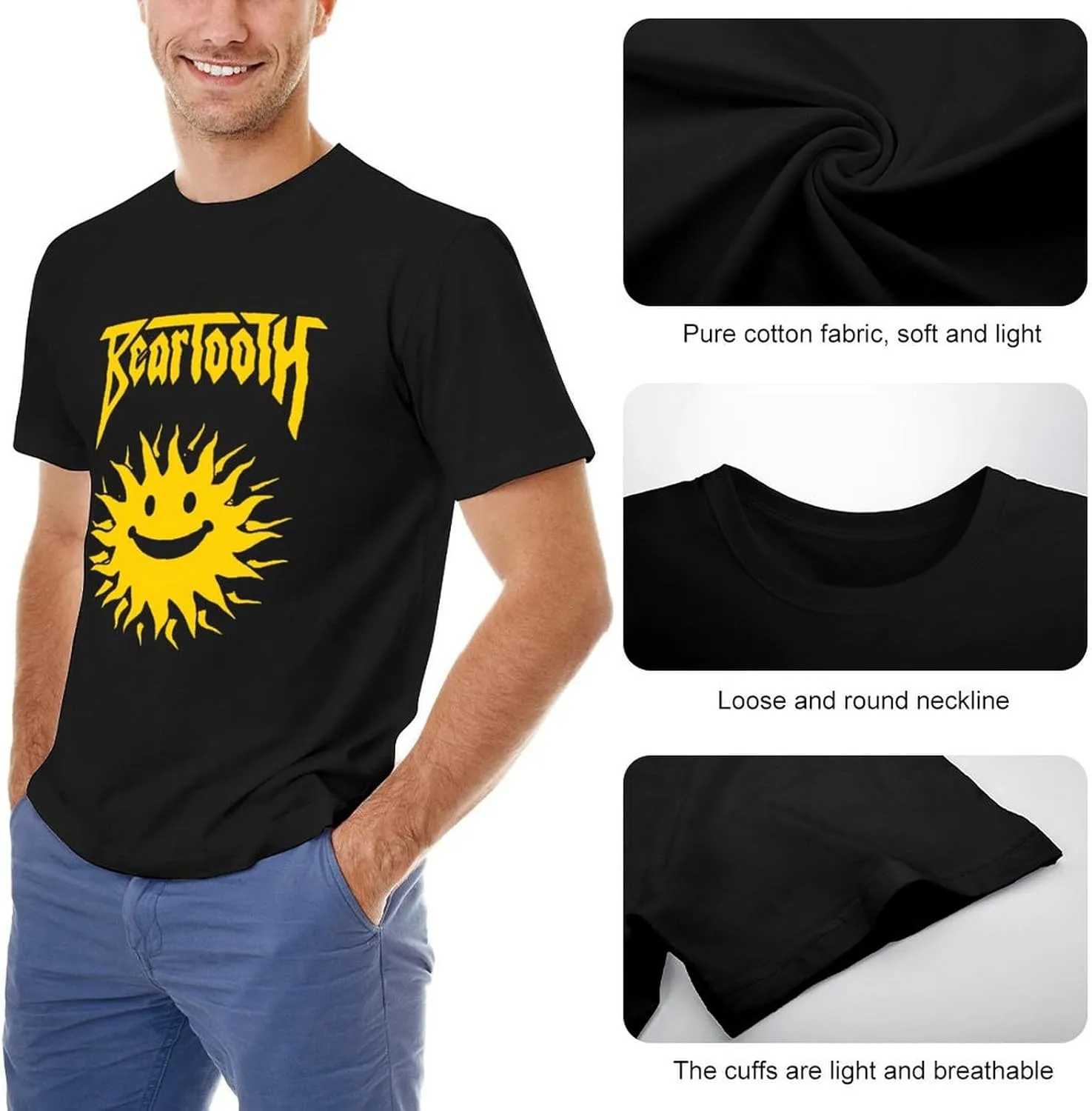 T Shirt Man Womans Cotton T-Shirt Soft Short Sleeve Tee Stylish Graphic Crew Neck Shirts Casual Clothing