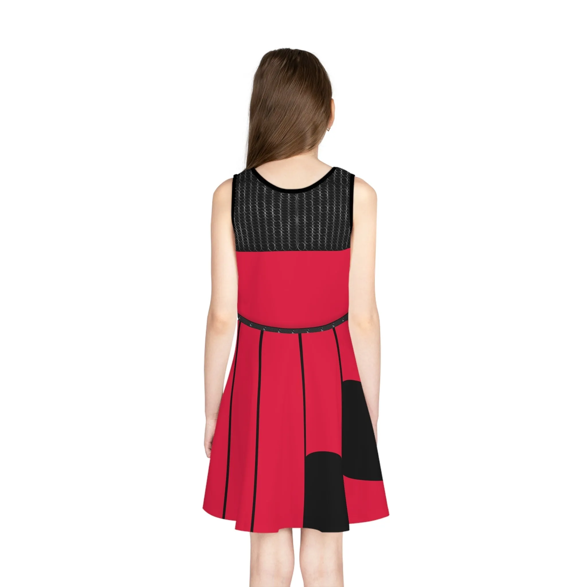 The Red Descendant Girls' Sleeveless Sundress