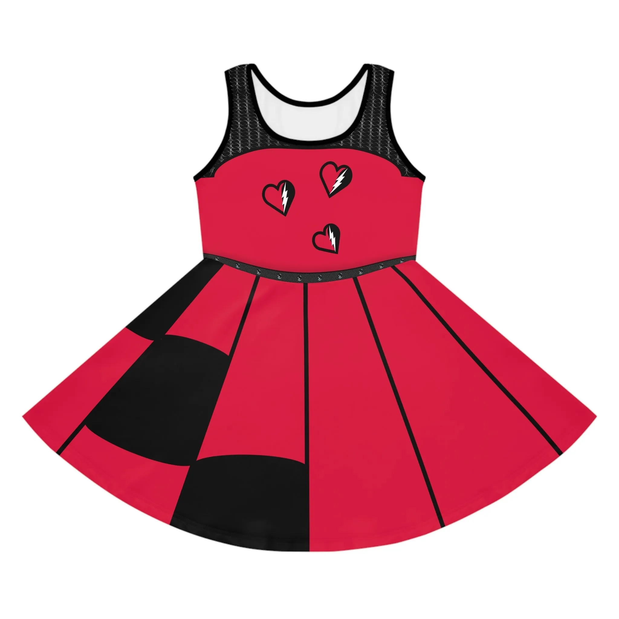 The Red Descendant Girls' Sleeveless Sundress
