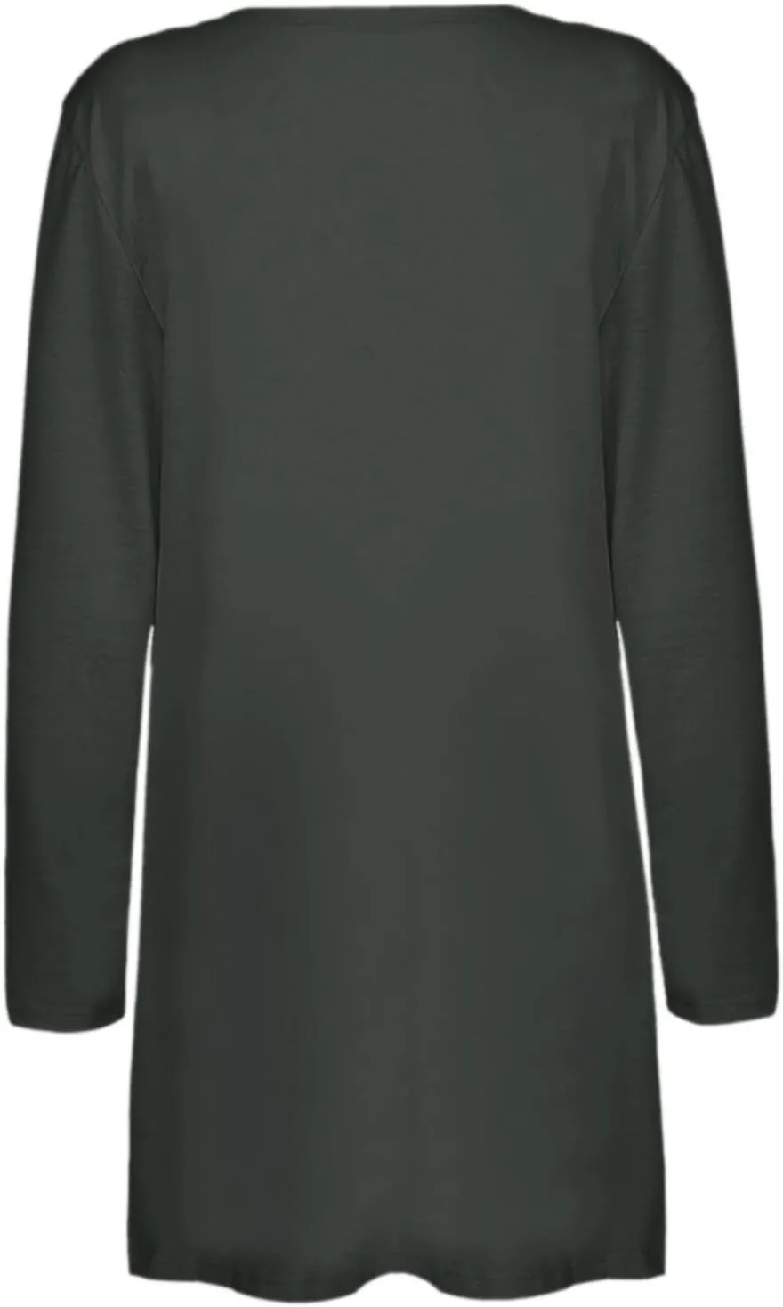 Thin Sweater Cardigan Long V-Neck Womens Ladies Sleeve Pockets Coat Solid Outerwear Light Weight Summer Sweaters