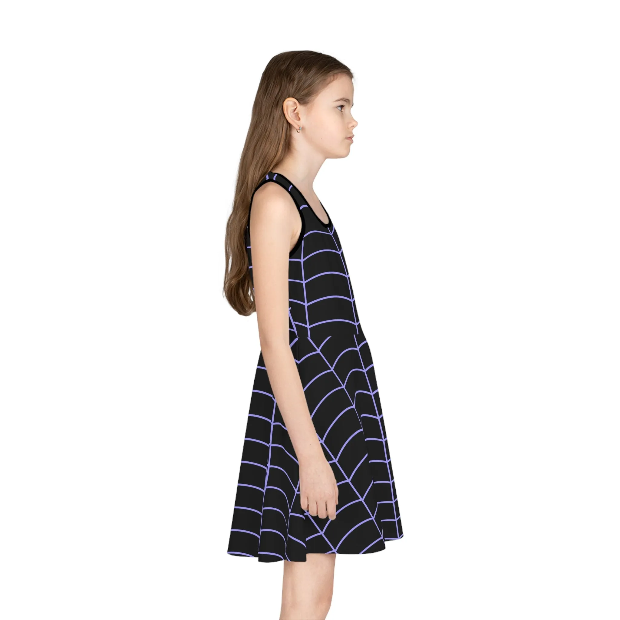 Vampire Girl Black Girls' Sleeveless Sundress