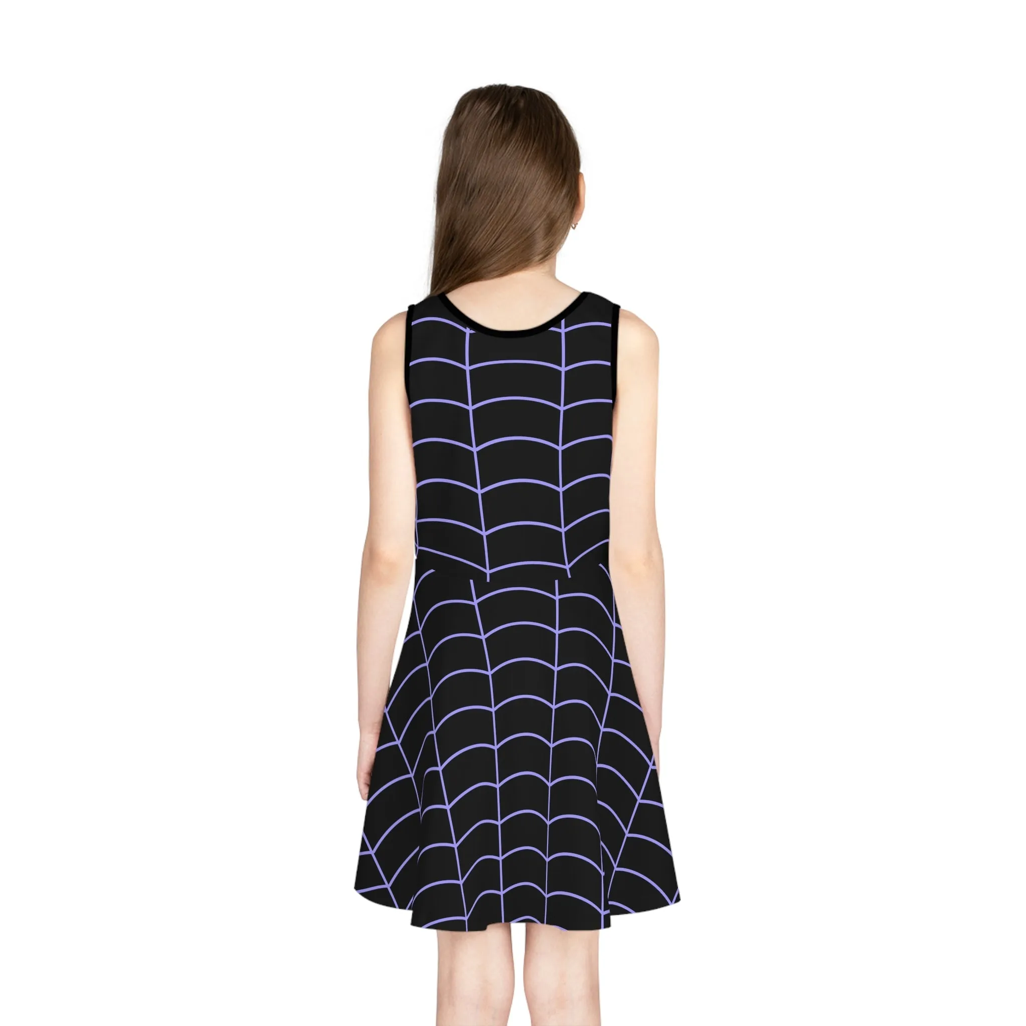 Vampire Girl Black Girls' Sleeveless Sundress
