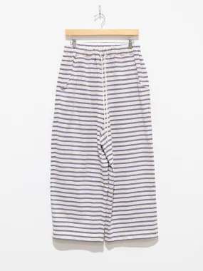 Vintage Border Relaxed Pants - Purple