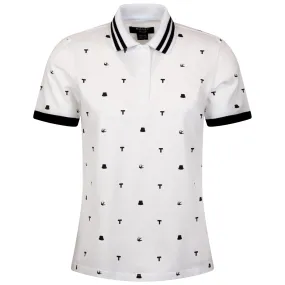 Womens Icon Polo White - AW24